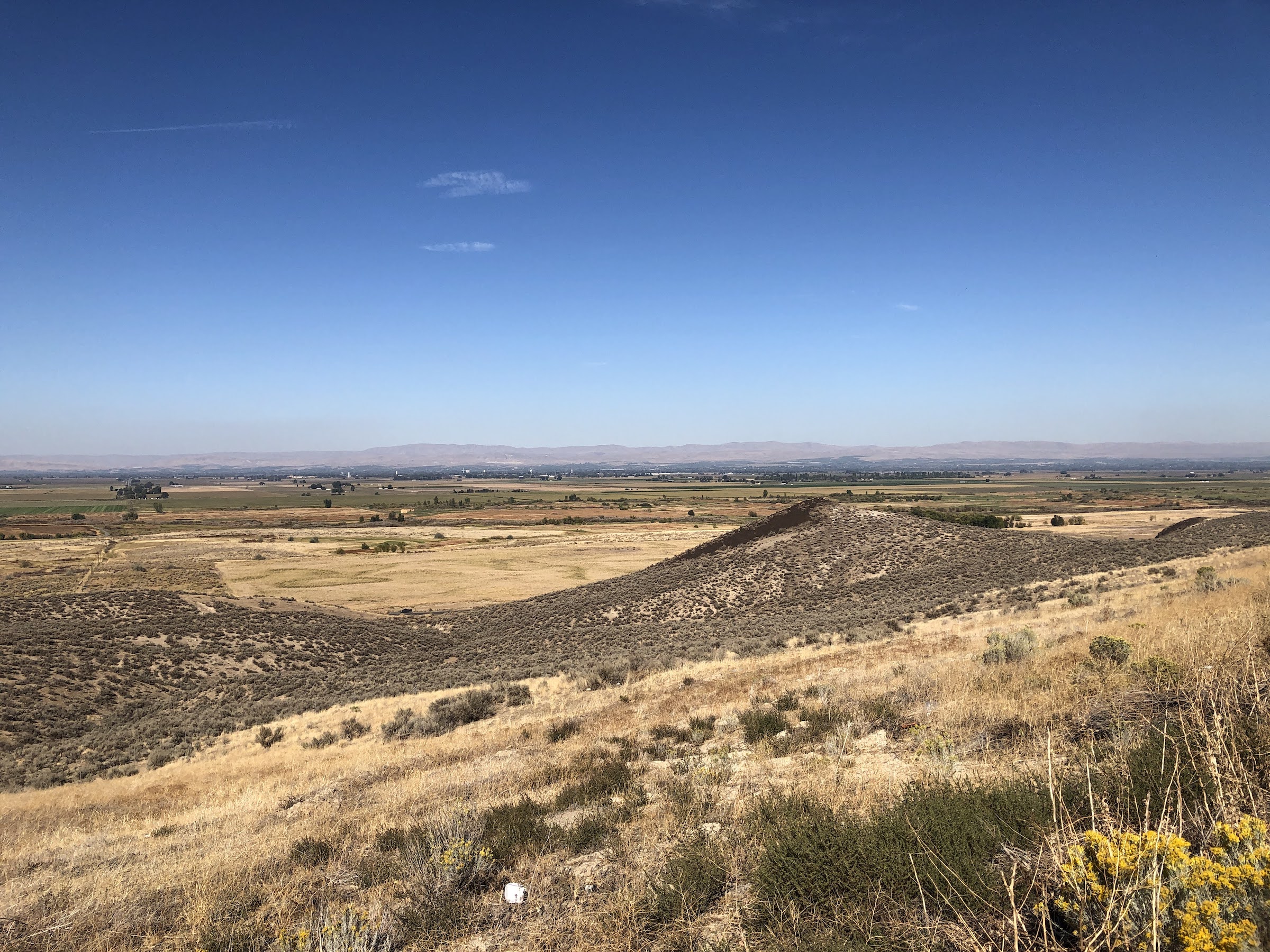 dry plains east of the cascade mountains