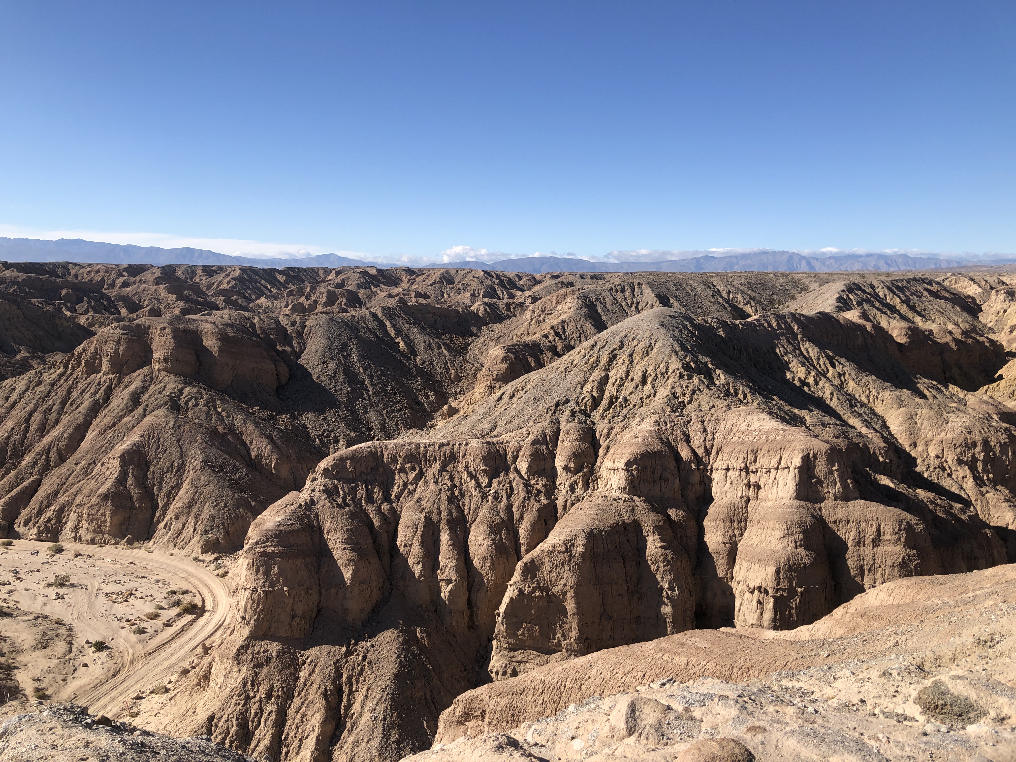 badland canyons